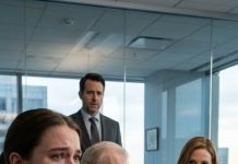 Mi papá se desplomó la misma noche en que encontré los mensajes de mamá: “Ya no puedo esperar para ser libre.” El médico dijo derrame cerebral; mamá solo se retocó el labial y susurró: “No me culpes.” Una semana después, en el despacho del abogado, empujó los papeles hacia mí. “Me quedo con todo. Y esta noche te vas de la casa.” Me quedé mirando la firma temblorosa de papá en el testamento… hasta notar una marca de tinta reciente que no era suya. Entonces, ¿quién lo firmó en realidad?