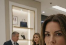 I froze my father-in-law’s credit card the second I saw the receipt—designer bags, champagne, and her name scribbled on the invoice. My hands shook as I whispered, “Tell me this is a mistake.” He didn’t even flinch. “It’s none of your business,” he snapped—right as my phone buzzed with a photo: my husband’s mistress, laughing on his arm in a luxury store. I hit Cancel Card. Then a message popped up: “You just made a very big mistake.”