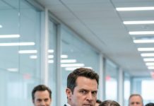 Volví a la empresa después de un mes fuera, esperando los informes de siempre y sonrisas. En cambio, el vestíbulo quedó en silencio—las miradas bajaron como si las hubieran entrenado para tener miedo. En el pasillo, escuché la voz de mi hija quebrarse: “No hice nada malo… solo lo hice mejor.” Un hombre siseó: “Ser demasiado talentosa te vuelve peligrosa”, y el sonido de una bofetada golpeó más fuerte que cualquier contrato que haya firmado. Me quedé paralizado—y luego la rabia me atravesó por completo. Esto ya no era envidia. Era un sistema. Y estaba a punto de descubrir quién lo construyó.