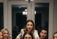 I set my fork down when she smirked. “So… you really still live like that?” she said, loud enough for everyone to hear. My brother chuckled. Mom covered her mouth, laughing. Even Dad shook his head like I was a joke. My face burned—until she leaned closer and whispered, “You’re nothing.” I smiled, reached into my bag, and slid one folder onto the table. “Funny,” I said. “Because this says otherwise.” And that’s when the room went silent…