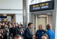 I saw my daughter’s name tag before I saw her face. “Next passenger, please,” she said—cold, professional—then her eyes flicked to me and froze. “Linh… it’s Dad,” I whispered, gripping my worn boarding pass like it could keep me standing. Her jaw tightened. “Sir, step aside. You’re not on my list.” I leaned in, shaking. “You’re ashamed of me?” She didn’t blink. “Security.” As hands closed around my arm, she mouthed one word I couldn’t hear. Sorry. But the way she avoided my eyes… it felt like fear. And suddenly I wondered: what did she know about this flight that I didn’t?