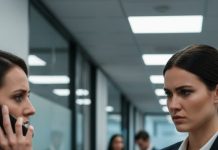 I didn’t outwork my coworker—I outplayed her. One anonymous email, a “concerned” Slack message, and suddenly her name started sounding like a warning. The day my boss called me into his office, he smiled and said, “We need someone we can trust.” I nodded like I was honored. Then my coworker cornered me by the copier, eyes blazing: “Tell me you didn’t start this.” I whispered, “I did.” And that’s when she pulled out proof.