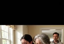 I used to think my wife was just clumsy—always brushing off the bruises on her wrists with, “I bumped into something, it’s nothing.” Then the kitchen camera showed my mother crushing her wrist and whispering, “Don’t let my son find out.” I replayed it three times, and what made my blood run cold wasn’t just that moment—it was realizing, from the way my wife didn’t even flinch at the words, that it had happened before.