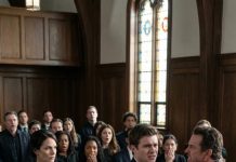 “At my father’s funeral, the woman who abandoned us for another man came back wearing black like she belonged there. Then her lover grabbed my collar and hissed, ‘Hand over the inheritance, or you’ll regret it.’ When I refused, they hit me—right beside my father’s coffin. But what they didn’t know was this: Dad had left behind one final secret… and it was about to destroy them both.”