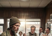 “I walked into Oak Ridge Barbers with one dollar, a torn shirt, and a job interview that could save my life. They laughed. ‘Get out—you look like you crawled out of a dumpster.’ I was turning to leave when Mr. Carter stopped them cold: ‘Sometimes the man you reject today is the one God sends to test your heart.’ I thought he was just giving me a haircut… I had no idea he was about to change my destiny forever.”