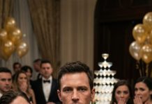 Se burlaron cuando aparecí en la fiesta de compromiso de mi hermano con una chaqueta vieja y gastada. “Míralo—todavía es un pobre muerto de hambre”, se burló mi primo, y me empujó con fuerza hasta hacerme tambalear. Alguien me agarró del cuello de la chaqueta; los puñetazos me golpearon las costillas mientras toda la sala fingía no ver nada. Saboreé la sangre y oí a mi hermano susurrar: “Vete… me haces quedar mal.” Me limpié la boca, los miré a los ojos y dije con calma: “Mañana por la mañana, no vengan a fichar a la empresa.” La sala quedó en un silencio absoluto. “Todos ustedes trabajan para mí.” Y entonces mi teléfono sonó—era Recursos Humanos.