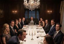 At a crowded anniversary dinner with fourteen people watching, my husband suddenly slammed his hand on the table and shouted, “Apologize to my sister right now… or leave my house.” My heart stopped. For seven years I had stayed quiet, but that night something inside me finally broke. I stood up, looked straight at her, and said, “The only reason you look successful is because my husband has been secretly paying your debts.” The room froze. What happened next destroyed three marriages… including mine.