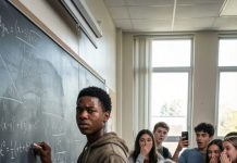 “I was just the Black kid in the back of the room—until my teacher smirked and said, ‘Why don’t you solve the PhD problem for us?’ The class burst into laughter. My hands shook as I walked to the board, hearing someone whisper, ‘He’s gonna embarrass himself.’ But when I picked up the chalk, the room went dead silent. By the time I wrote the final line, my teacher’s face turned pale… because that equation was hiding something none of us were supposed to find.”