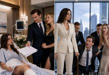 I woke up in a hospital bed after an accident, my leg shattered, my whole body aching. Then my husband walked in – hand in hand with his mistress. He smirked contemptuously, “I can’t live with a woman in a wheelchair.” The divorce papers hit me in the face. He turned his back and walked away… completely unaware that the woman who had just bought his entire company was me – and that his life was about to collapse forever.