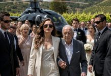 I watched my mother sneer at my grandfather after he flew six hours to see my brother’s wedding. Then she shoved him behind the trash cans and hissed, “That old beggar will embarrass us.” When I stood up for him, she slapped me in front of everyone and had me thrown out. Twenty minutes later, a private jet descended behind the vineyard—and suddenly, nobody knew where to look.