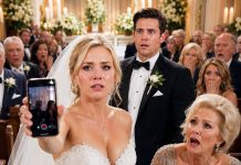 An hour before the wedding, I overheard my fiancé whispering to his mother, “I don’t care about her – I only want her money.” I wiped away my tears, walked up to the altar, and instead of saying “I do,” I said something that made my mother-in-law clutch her chest right there in the hall…