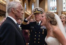 My daughter called me a monster because of my scars and hissed, “You’ll ruin my wedding photos. You don’t fit the aesthetic of my new life with my wealthy fiancé.” I lowered my head and turned to leave, until her future father-in-law, a retired Navy admiral, suddenly stood rigid and saluted me: “General!” The room froze as he revealed the mission that carved those scars into my face.