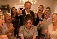 At Thanksgiving, my dad toasted: “One daughter is a doctor, the other one is a maid,” then laughing with 14 people present. When my mom tried to toast my sister again, I stood up slowly… What I said next… nobody could believe.