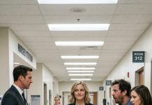 One year after my divorce, I ran into my ex-husband at the hospital. He looked at me, smirked, and said, “Leaving you was the best decision I ever made. At least my new woman gave me a child.” I smiled and whispered, “Really?” Five minutes later, a man walked in… and my former best friend dropped the baby bottle like she had seen a ghost. What happened next changed everything.