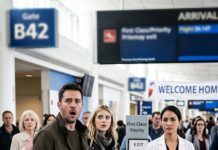 I was at the airport to welcome the woman I thought would help me forget my failed marriage. But the moment the first-class gate opened, my breath stopped. My ex-wife walked out in a white coat, holding a little boy’s hand. The child looked straight at me and whispered, “Mommy, is that my daddy?” Then she raised her eyes, cold and calm—and said the words that shattered everything.