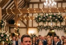 For three years, I stayed silent while my wife loved another man and drained the savings I built for our daughter’s future. I endured it because I had one promise to keep. But at my daughter’s wedding, my wife smiled at him across the aisle like I didn’t exist. Then the best man raised his glass and said, “To the bride’s real father.” That was when the secret exploded.