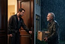 “Get your wet rags off my Italian marble, Dad,” Julian sneered, slamming his five-million-dollar door in my face. My own son left me shivering in the storm, clutching a fake box of “bankruptcy” papers. He thought he’d just discarded a broken old man. He didn’t know I was holding the master key to his entire financial ruin. Who is really begging tomorrow?