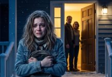 My parents kicked me out in 11th grade for being pregnant. 22 years later, they showed up: “Let us see the child.” When I opened the door, but what they heard shocked them… ‘What child? … What are you?’
