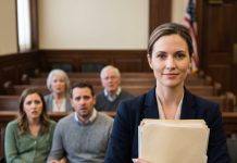 My sister stood in court holding my husband’s hand while my parents sat behind them like proud supporters. Then she looked straight at me and said, “Pay up or step aside.” Everyone expected me to break. Instead, I smiled. They thought they had already won. What none of them knew was that hidden inside my folder was enough evidence to destroy the lie they had spent years building.