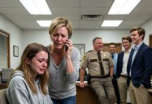 My wife’s terrified scream shattered the silence of my mission. “It’s Lila… the mayor’s son and his friends hurt her!” Then I heard the sheriff laughing in the background. “Go home, Amelia. Your husband is just a truck driver. He can’t save anybody.” My blood turned to ice. They thought they had crushed another victim. What they didn’t know was that they had just declared war on the wrong man.
