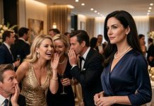 At my sister’s engagement party, she laughed and said, “You will never find anyone who understands you.” The whole room joined in. I just smiled and replied, “You’re right.” Then I quietly sent one message to my husband: cancel a $4.2 million deal with Hamilton. Her phone rang mid-dessert—and everything in the room froze when she answered it.