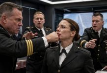 The punch cracked across my jaw before the room even breathed. Commander Thornfield leaned in, smiling like he had already won. “Learn respect, Captain,” he hissed. I tasted blood, saw his two bodyguards reaching for me, and smiled back. “You just made the worst decision of your career.” One second later, he was unconscious on the floor—before either guard could move. Then the secure doors slammed open.