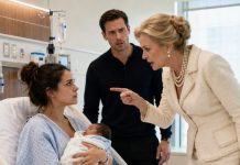 My baby was only six hours old when my mother-in-law walked into my hospital room and destroyed the silence with one sentence. “That child is too dark. He is not part of this family.” My husband stood beside her and said nothing. I looked at my newborn son, then at the woman smiling like she had already won. She didn’t know my phone was recording every word.