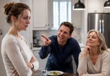 When my husband leaned across the kitchen table and said, “I’ve canceled all your cards. You’ll ask me even for tampon money,” I felt the room go silent. His mother smiled like she’d won a war. “Hunger makes women fall in line,” she whispered. I didn’t cry. I just watched the clock. Sixty minutes later, the bank called him directly—and when he heard the account balance, his face turned ghost-white. Then his mother asked the question I’d been waiting for.