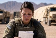For six years, my parents told everyone I was rotting in prison. “She made terrible choices,” my mother whispered at church, wiping fake tears. But I wasn’t behind bars—I was overseas, wearing my country’s uniform. The day I came home, the mailman saw me first and shouted, “They lied about you!” Then the news vans arrived… and my parents locked their own front door.