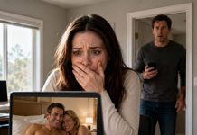 The moment I opened the hotel photos, my breath stopped. My husband was shirtless, smiling beside the woman who had raised me—my own mother. Then the office door clicked open behind me. “You weren’t supposed to see that,” he whispered. I turned, holding up the screen. “How long?” Before he could answer, my mother’s name flashed across his phone with a message: “She still thinks you’re her husband.” What happened next destroyed more than my marriage…