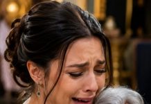 I was supposed to walk down the aisle smiling, but instead, I collapsed into my grandmother’s arms, sobbing so hard my veil slipped to the floor. “Don’t marry him, sweetheart,” Grandma whispered, her hands shaking around my phone. On the screen was my fiancé kissing my maid of honor behind the chapel. Then he rushed in, pale and desperate. “Please… let me explain.” But Grandma already knew the worst part.