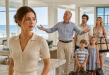I spent my childhood wearing my stepbrother’s old clothes, eating whatever he left behind, and hearing my father say, “Be grateful—we gave you a roof.” Years later, I bought my dream beach house with my own money. Then Dad walked in, smiled, and said, “This would be perfect for your brother’s family.” I smiled back, picked up my phone, and made one call that changed everything.