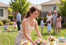 At our big family Easter, I helped cook, set up the backyard hunt, and even paid for the catering. Right before dinner, my dad raised his voice and said, “You’re just a guest in this family now — don’t overstep.” My stepmom nodded. My brother looked away. I didn’t cry. I just walked inside, grabbed my bag… and pulled the plug on everything they took for granted…