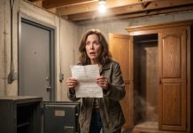 “TRUE STORY. MY HUSBAND DIED AND LEFT ME A NOTE: “IN THE BASEMENT BEHIND THE WARDROBE THERE IS A SECRET ROOM. OPEN IT ON JUNE 4 2026″ I WENT DOWN. INSIDE STOOD A SAFE. WHEN I OPENED IT I COULDN’T BELIEVE MY.”