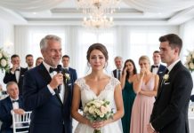I Never Told My Fiancé I Was a Navy Admiral. At My Wedding, My Father-in-Law Mocked Me in Front of Everyone… Until His Boss Walked Up, Saluted: “Good Morning, Admiral.” Everyone turned and stared. Father-in-Law’s Jaw Dropped