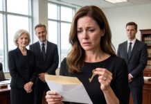 AFTER MY HUSBAND DIED, HIS LAWYER GAVE ME A SEALED ENVELOPE: ‘HE SAID OPEN THIS ALONE.’ I WAS CONFUSED—INSIDE WAS A KEY: ‘GO TO 145 MAPLE STREET. ALONE.’ WHEN I WENT…
