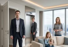 “MY WIFE DIED IN A SUDDEN ACCIDENT. A FEW DAYS LATER, THE NOTARY HANDED ME THE KEYS TO A LUXURY PENTHOUSE, SAYING: ‘IT’S IN YOUR NAME NOW.’ SHE HAD STRICTLY FORBIDDEN ME FROM ASKING ABOUT HER ‘BUSINESS TRIPS’ WHILE SHE WAS ALIVE. I PLANNED TO SELL IT, BUT BEFORE DOING SO, I DECIDED TO VISIT. WHEN I OPENED THE DOOR, I FROZE IN SHOCK BECAUSE SITTING IN THE LIVING ROOM WAS…”