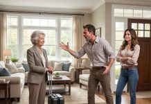 “If you won’t go to a nursing home, pack a bag and leave my house—now!” my son yelled, staring into my eyes. I stayed calm, smiled, folded my clothes, and closed the suitcase. An hour later, a limousine pulled up. When he opened the door and saw who came for me… His smile vanished.
