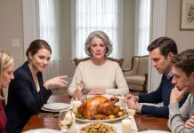 “‘YOU’RE THE PERSON EVERYONE HATES. HOW DOES THAT FEEL?’ MY DAUGHTER-IN-LAW SAID DURING THANKSGIVING. THE TABLE WENT SILENT. I PUT MY GLASS DOWN SLOWLY. LOOKED HER DEAD IN THE EYES. AND SAID: ‘HOW WOULD YOU FEEL IF YOU FOUND OUT TODAY… THAT YOU WERE HOMELESS?’ -TRUE LIFE STORY-“