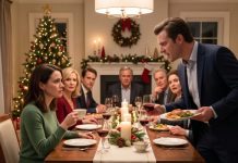 Everyone laughed when my brother humiliated me at Christmas dinner—until I smiled. He had spent a year stealing my father’s business, forging my name, and calling me useless. Tonight, he threw the final insult onto the floor with the shattered plate. “Say something,” he dared me. I raised my tea and answered, “I already did. The lawyers are reading it now.” Then every phone at the table began to ring.