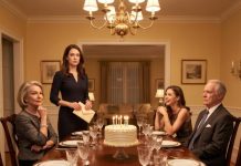 AT MY 30TH BIRTHDAY DINNER, MY MOM ANNOUNCED: “TIME FOR THE TRUTH— YOU WERE NEVER REALLY PART OF THIS FAMILY. WE ADOPTED YOU AS A TAX BENEFIT.” MY SISTER LAUGHED. MY DAD SAID NOTHING. I STOOD UP, PULLED OUT AN ENVELOPE, SAID: “FUNNY. I HAVE SOME TRUTH TOO.” WHAT I REVEALED NEXT MADE MOM LEAVE HER OWN HOME.
