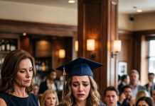 On my graduation day, I expected one proud smile from my family. Instead, Mom stood up in the restaurant and handed me a letter. “This is from all of us,” she said. It was a disownment letter. My sister recorded my reaction, laughing behind her phone. I simply smiled, took the papers, and said, “Thank you.” They had no idea what I’d already done.