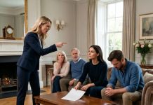 The day my sister-in-law became a director, she stood in the living room of the house my husband and I had paid for and sneered, “You two should get out. Aren’t you ashamed to live here?” My husband lowered his head, but I smiled and placed one document on the table. “Are you sure you want us gone?” The moment she saw the owner’s name, her face turned pale…