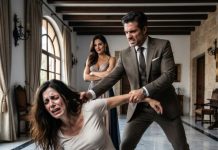Estaba obligada a permanecer en cama por un embarazo gemelar de alto riesgo cuando Richard me arrastró del cabello sobre el mármol frío, con Vanessa, su prometida, entrando en nuestra habitación. “Solo eres una incubadora defectuosa, Evelyn”, escupió. Yo, sangrando, le extendí el aviso de desalojo firmado. Su rostro palideció al oír las sirenas acercándose… pero lo peor aún no había ocurrido.