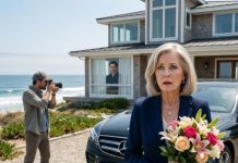 He invited me back to watch my daughter sign away the beach house. He wanted humiliation, witnesses, victory. Instead, I arrived with a detective, a trust officer, and every lie he had buried under legal ink. “You can’t do this,” Grant shouted. I looked at my daughter, bruised but standing, and said, “Watch me.” That was the last time he ever gave an order.