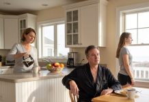 At 52, I thought my daughter came to my beach house for a honeymoon. Instead, she looked me in the eye and said, “Mom, Ethan needs breakfast at 5 a.m. every day.” I smiled, served him the perfect meal, and placed one folder beside his coffee. The moment he opened it, his face turned white. Before sunrise, everything he had planned against me began to fall apart… and that was only the beginning.