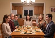 At family dinner, my sister introduced her new boyfriend—and for some reason, they all kept staring at me. When he asked what I do for work, my mom cut me off: “Don’t embarrass us.” Everyone laughed. My sister added, “Maybe lie this time, so you don’t sound so pathetic.” I just smiled… until their faces went pale.