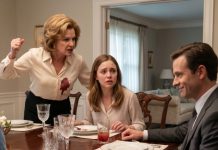 At family dinner I accidentally spilled juice on my mother in law. She slapped me hard grabbed me by hair and kicked me out. My husband stood smiling days later… I came back but this time I wasn’t alone…