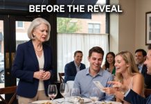 My daughter-in-law finished her anniversary dinner when I arrived. She laughed: “Late? You’re paying the bill, right?” My son added: “Clueless as always.” Then I realized they gave me the ending time on purpose. I called the manager over… and their faces instantly went pale.