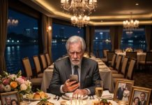 The message from my son arrived at exactly 8:17 PM. “Old man, we’re in Europe. Stop being so needy.” Thirty seconds later, I removed him from my will. He never called. Never apologized. Never even noticed. But six months later, when he sat across from my attorney expecting millions, the color drained from his face. “Dad… what have you done?” he whispered. I looked him straight in the eye and replied, “Exactly what you taught me to do.”